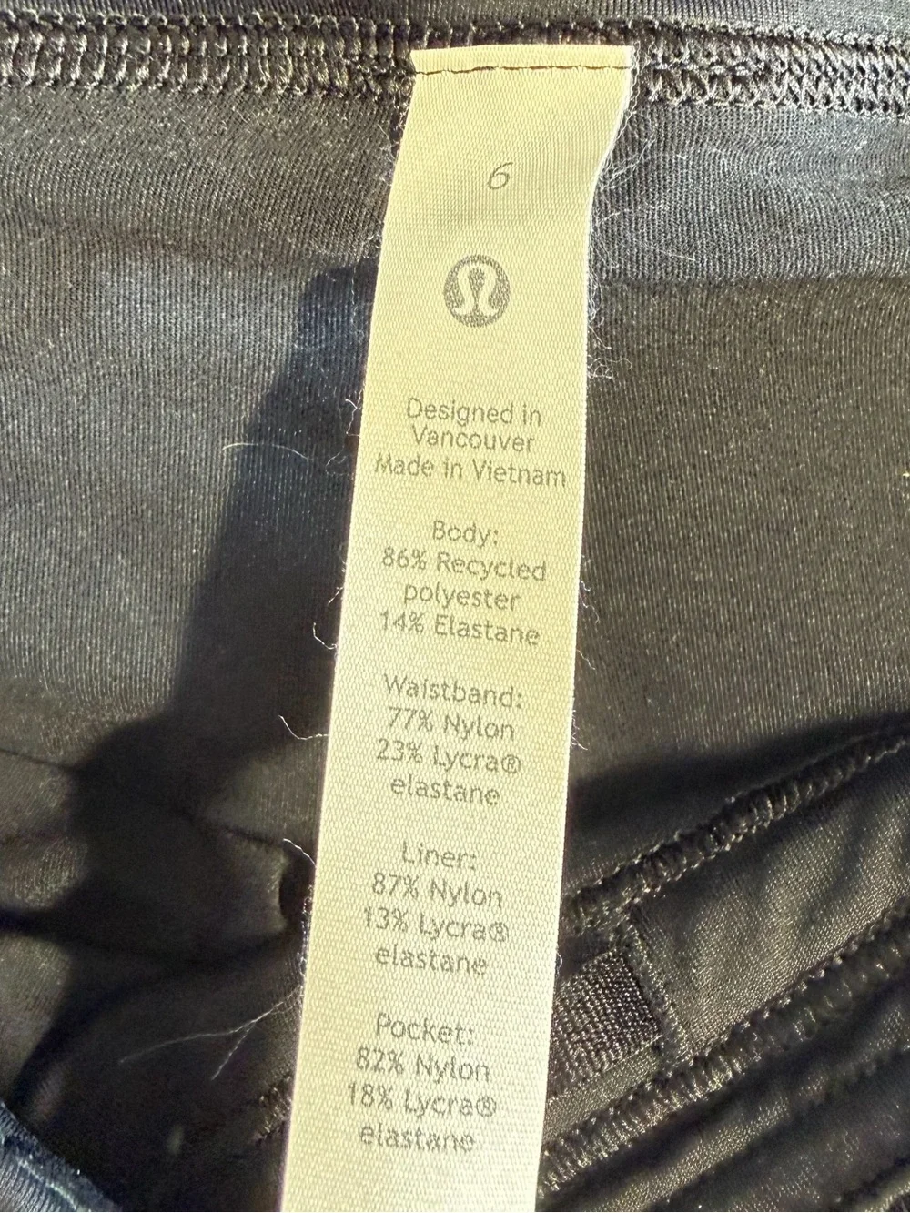 Lululemon Black Pace Rivel Skirt